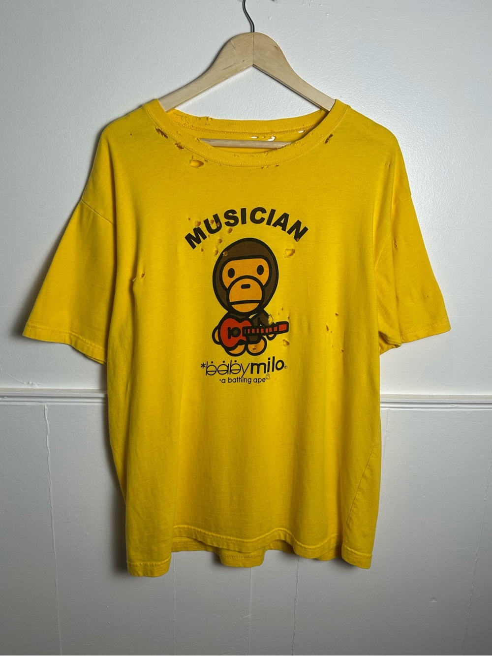 Vintage Bape Baby Milo Musician Tee